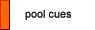 pool cues