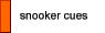 snooker cues